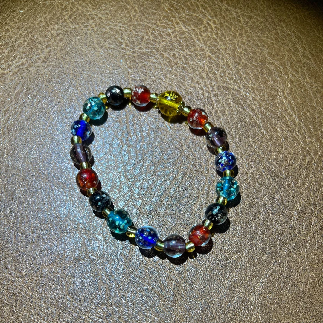 S1192-夜光香灰琉璃单圈