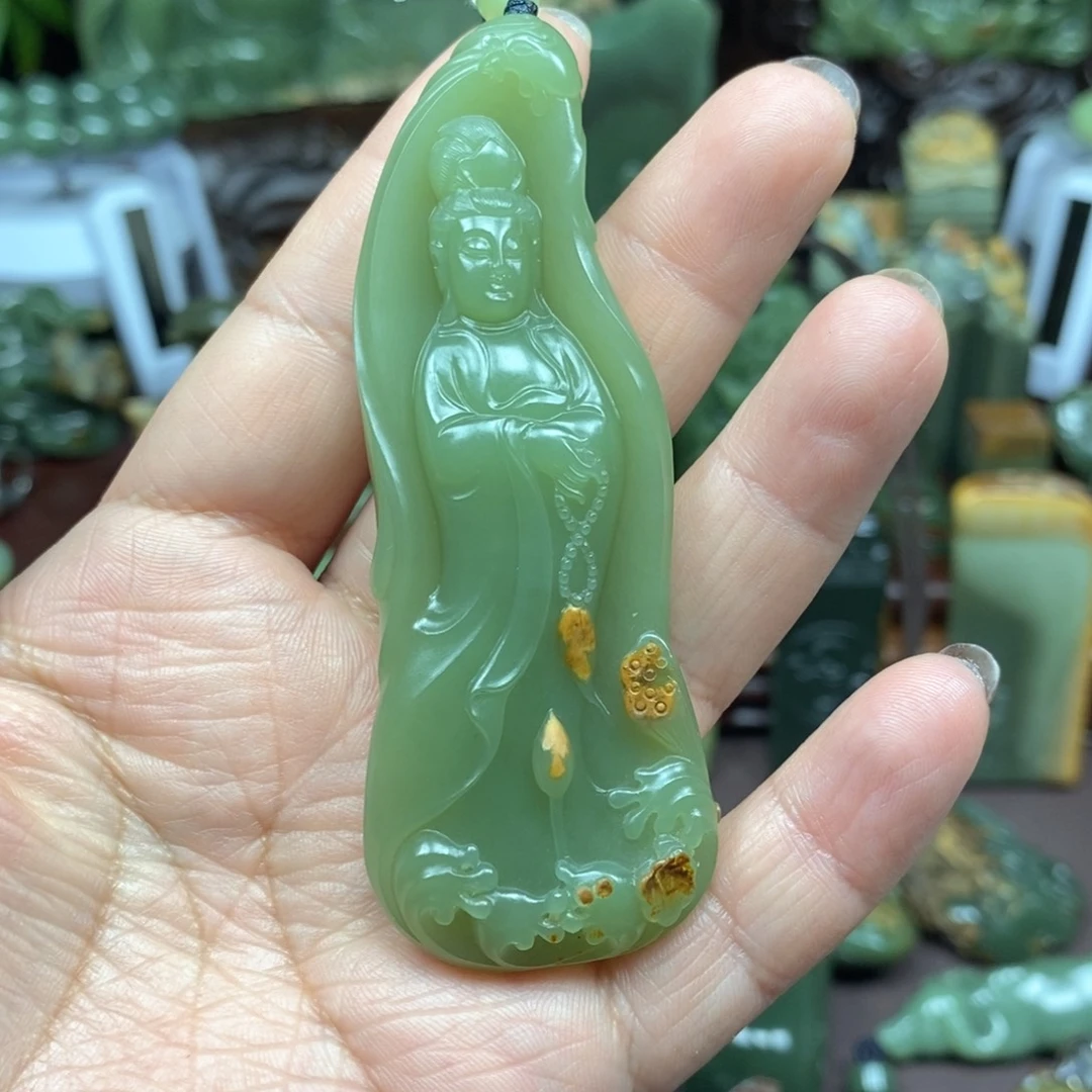 岫岩河磨玉（透闪石质玉）未镶嵌挂件