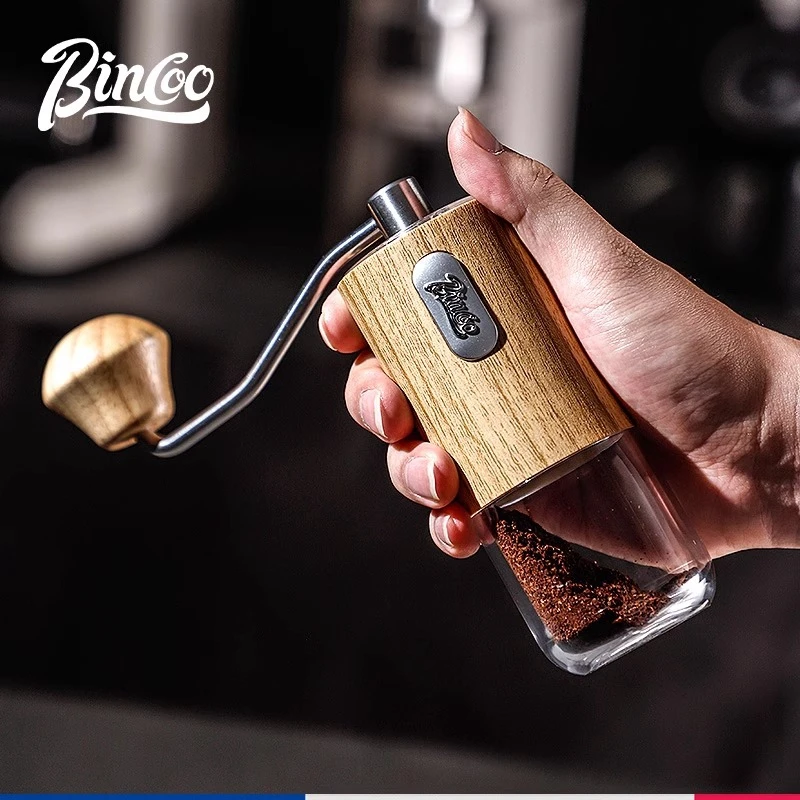 Bincoo手摇咖啡磨豆机手动研磨机钢芯便携小型家用手冲咖啡磨豆器