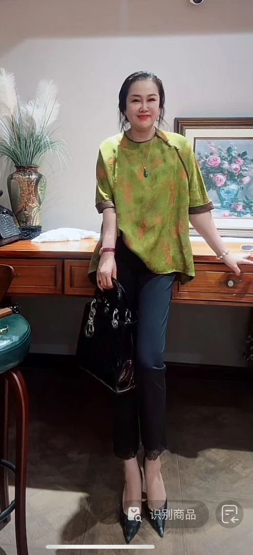 永远女人名品进口面料夏季蕾丝小脚裤