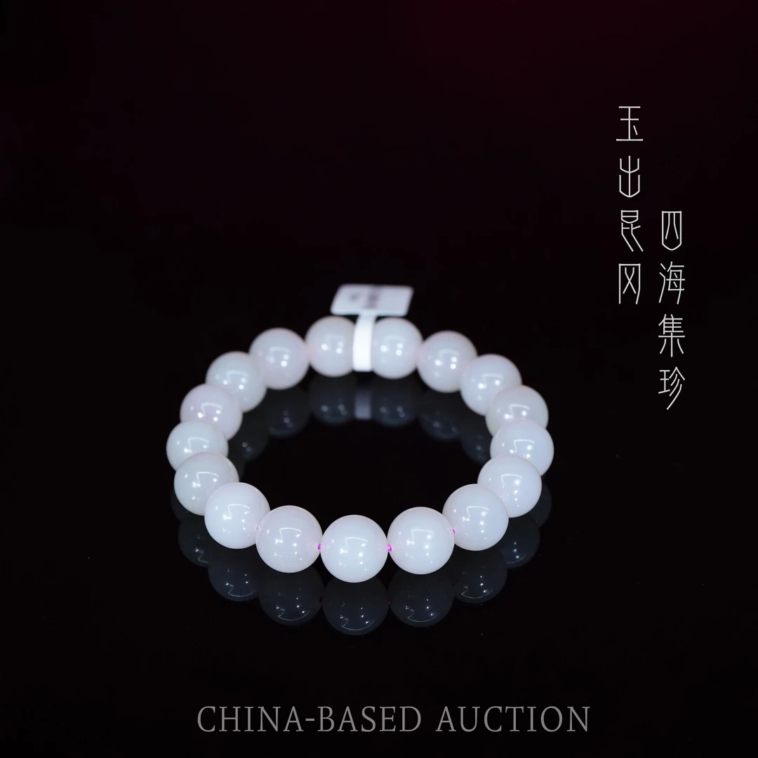 C17-AAA级【天然和田玉单圈手串】43.92g-F10210009001195