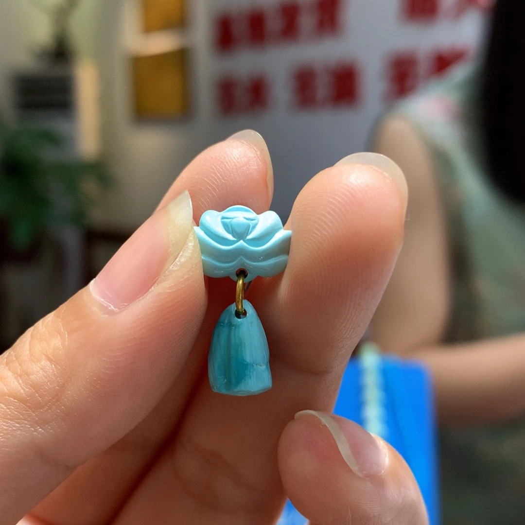 绿松石未镶嵌配饰