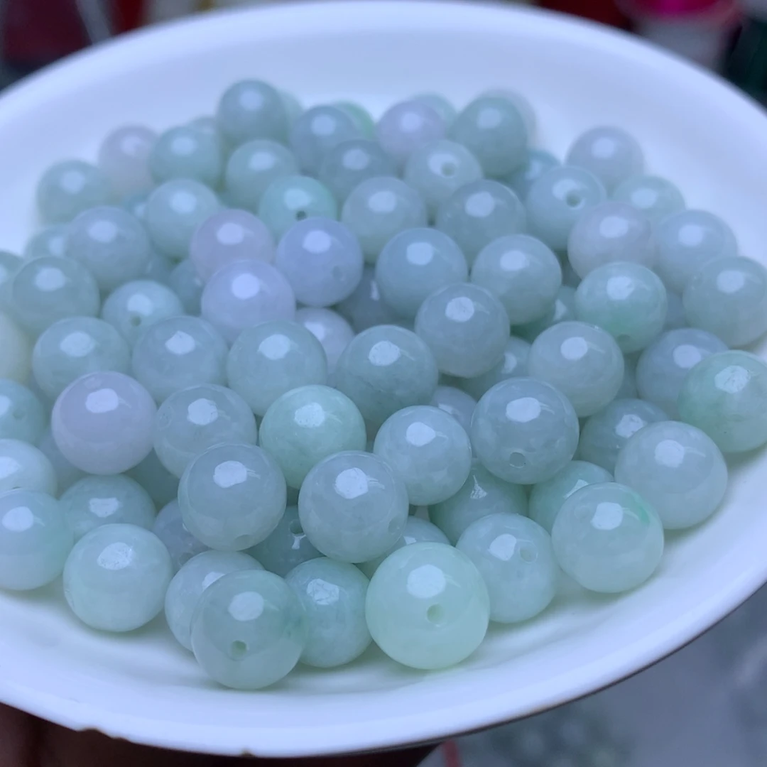 【闪购商品】未镶嵌手链翡翠卡9冰果绿20个单圈