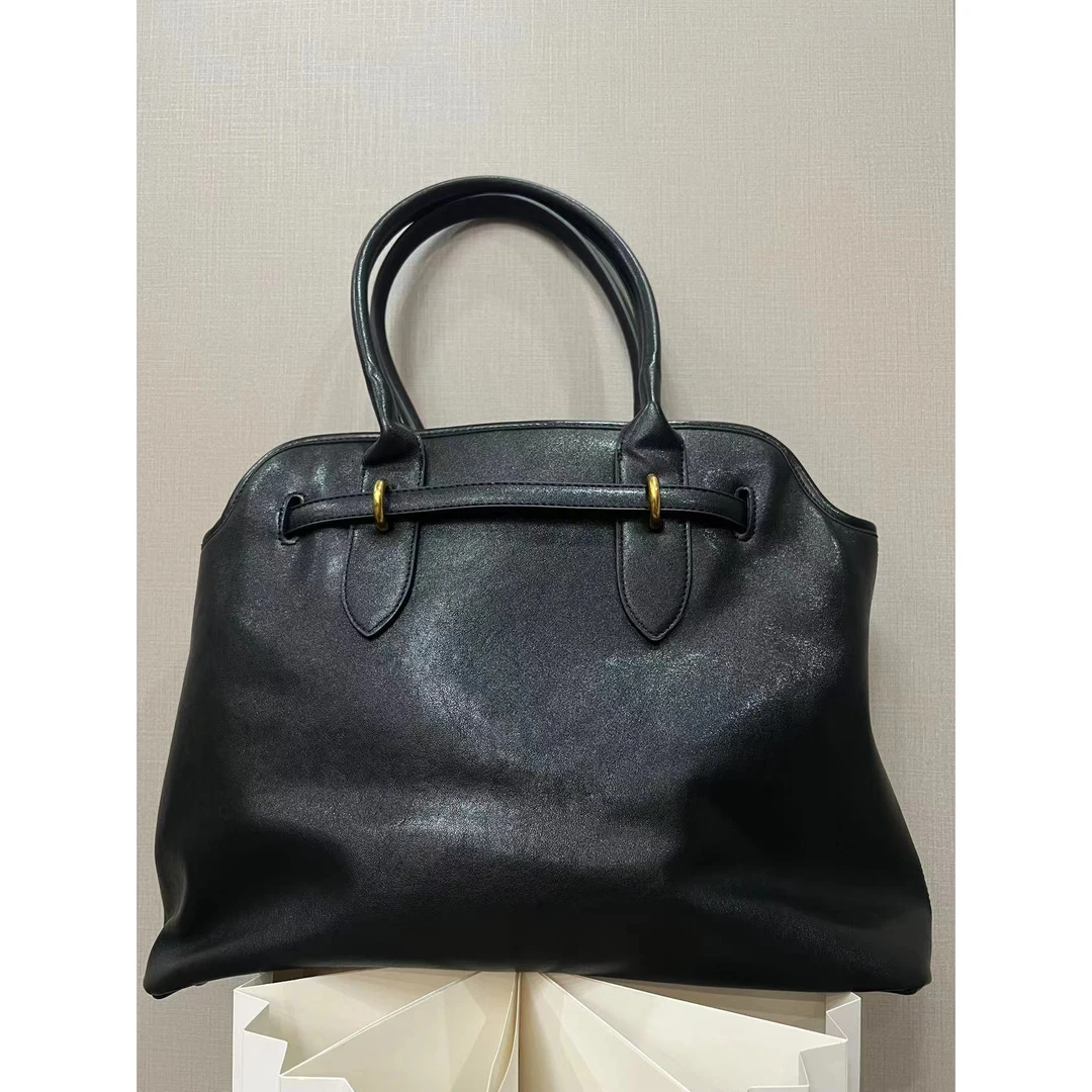 TOLEX2025新款手工大公文时尚百搭女包黑色40cm