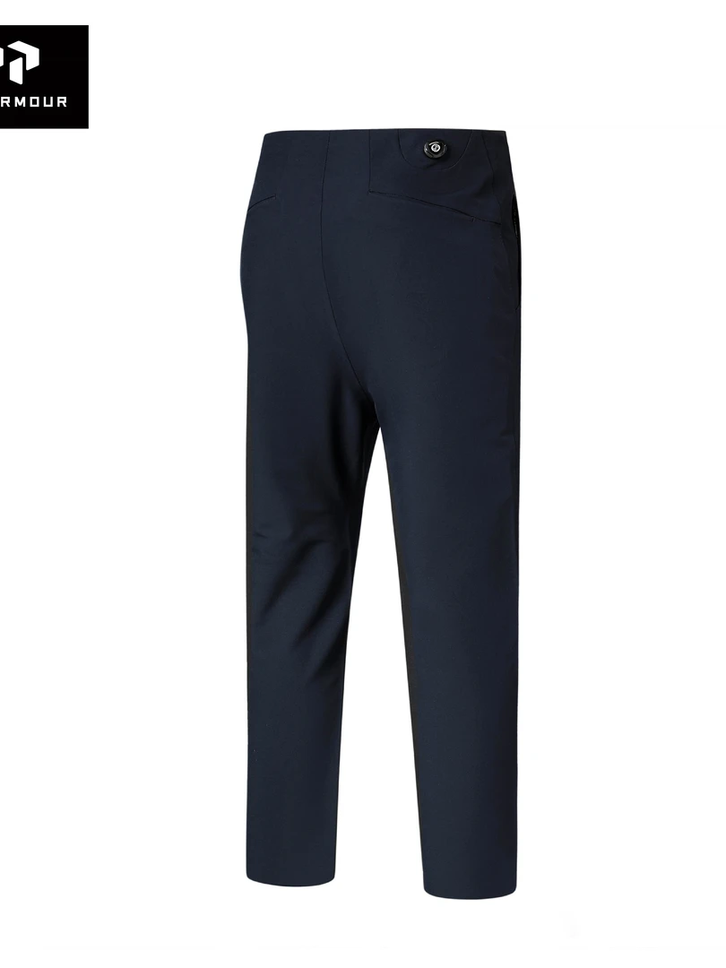 春秋户外透气防泼水软壳长裤男舒适旋钮扣防风速干直筒商务软壳裤