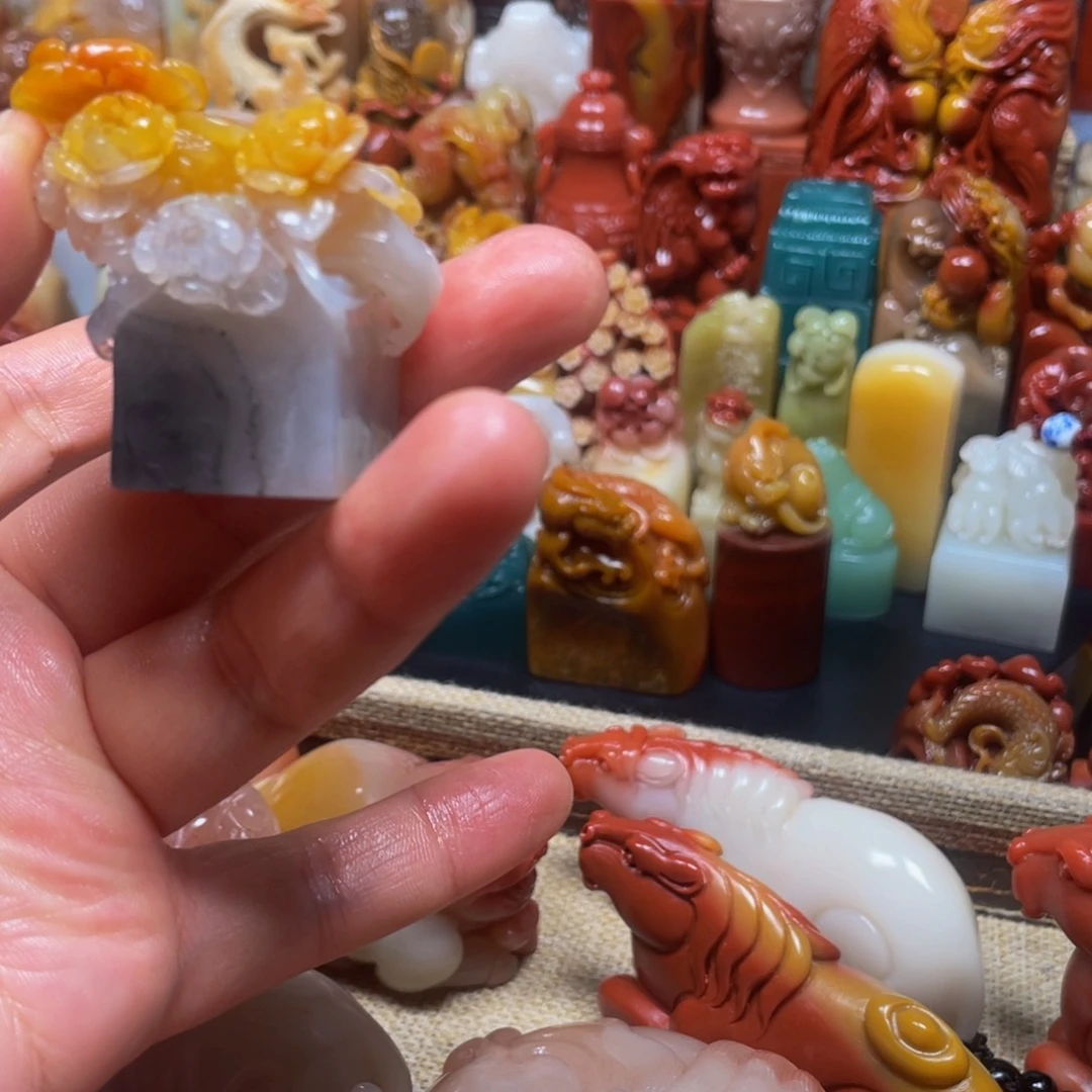 昌化石印石精美寿山