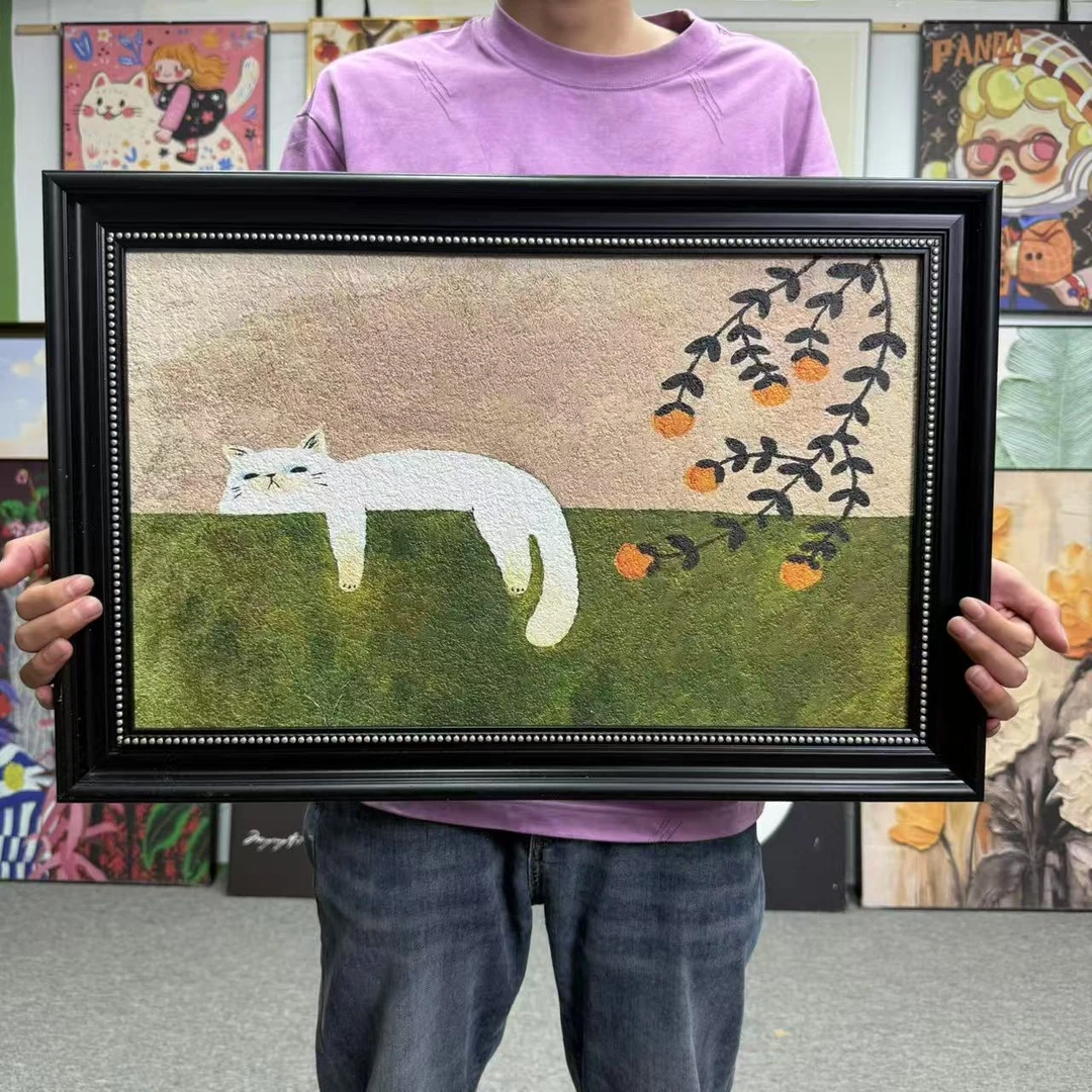 喵趣横生风小猫咪动物装饰画适用于餐厅卧室146