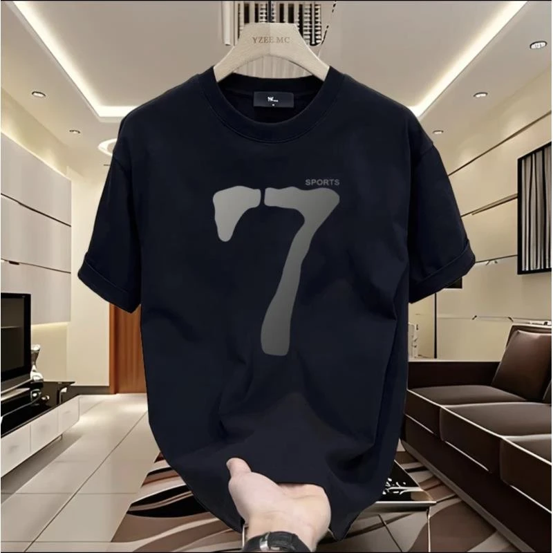 【潮7】男女同款简约短袖2025夏季新款T恤DO-130