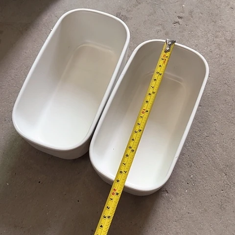 微瑕，不能明火， 长19宽9高度7，2个