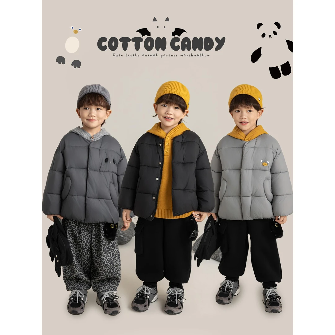 YOEHYAUL/幼悠【冬叁波】无胆防绒工艺手塞棉轻暖棉服 N7122 N7090