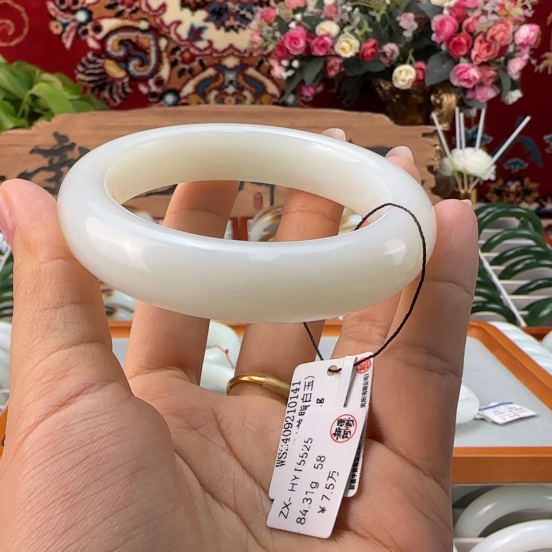 和田玉（白玉）未镶嵌手镯新疆和田玉