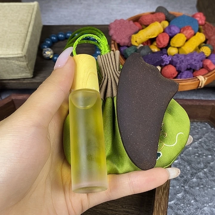 息肌刮痧板搭配息肌精油10ml