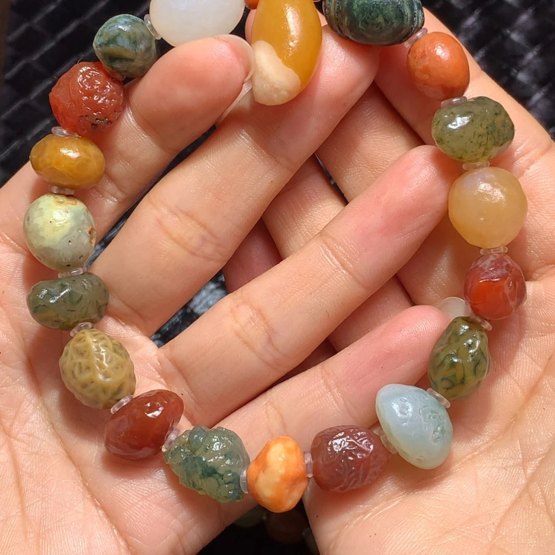未镶嵌玛瑙/玉髓珠宝半成品
