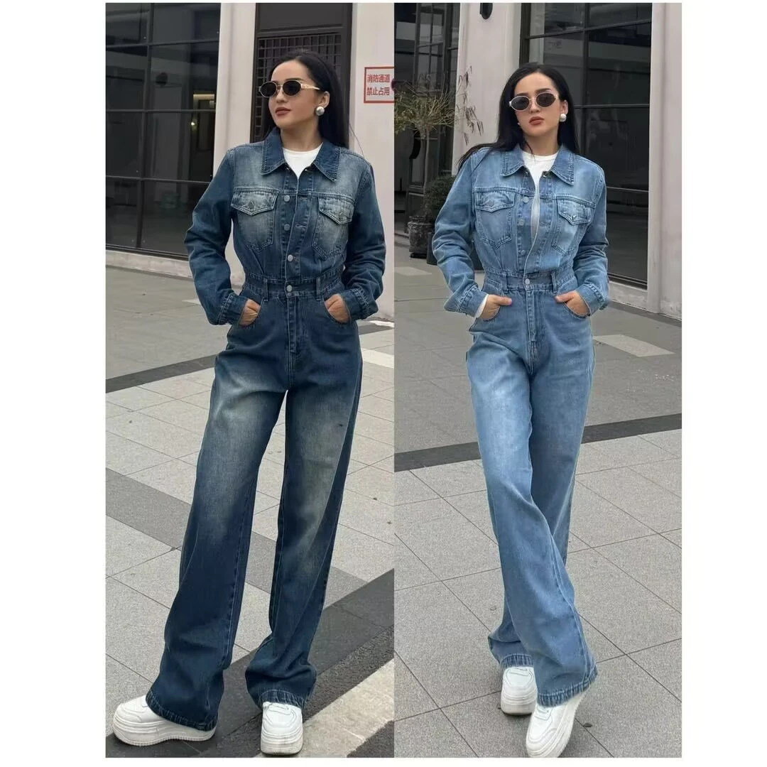 连体裤新款爆款牛仔连体裤A10