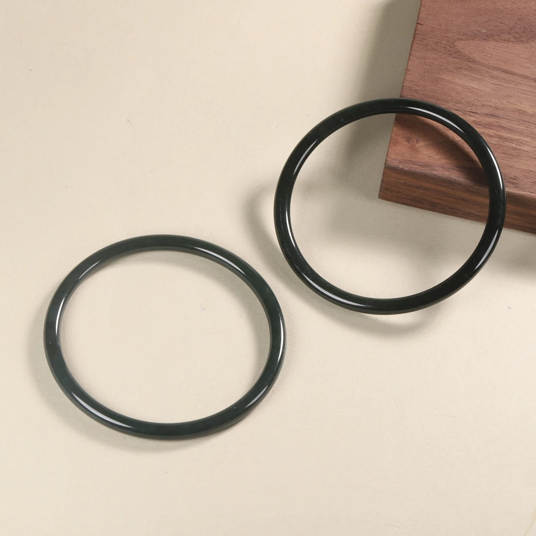 汪氏珠宝【央广】和田玉青玉叮当镯 F014 多样性发