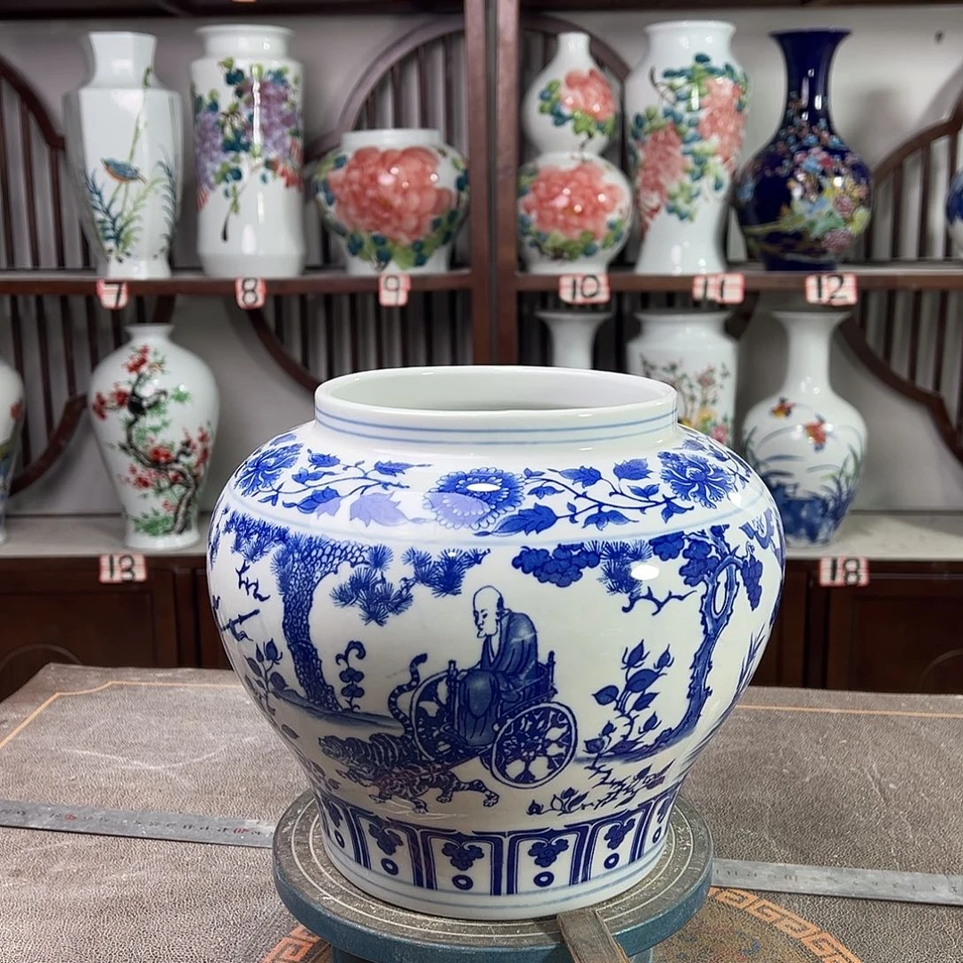 陶摆件景德镇陶瓷鬼谷