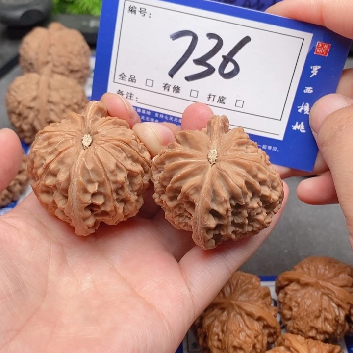 把件桃核42全品磨盘736号牌