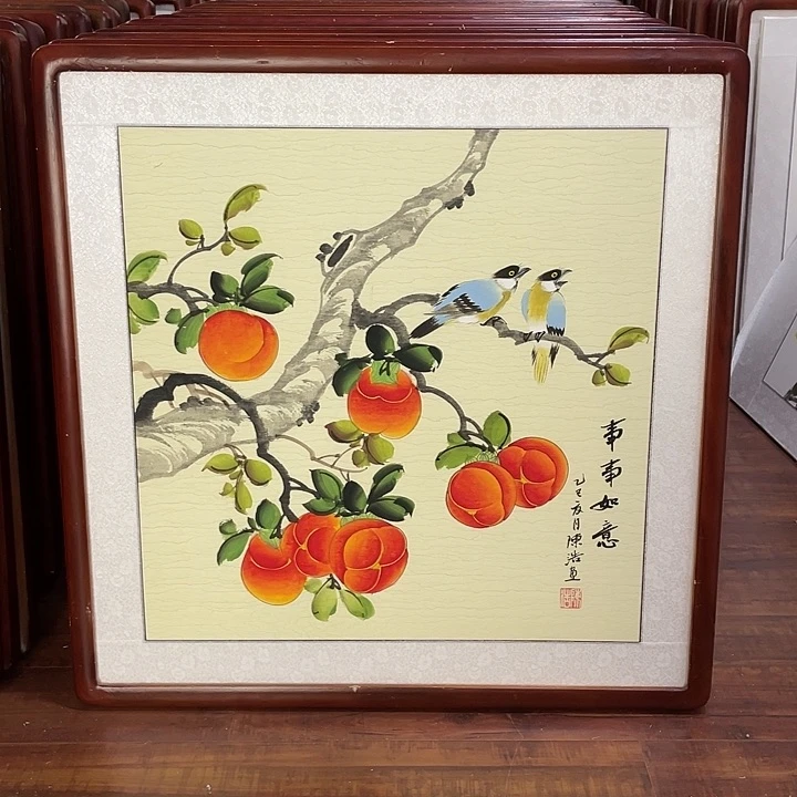 国画带框尺寸63*63厘米