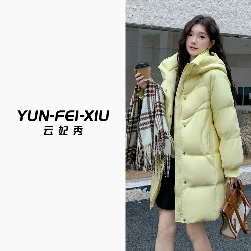云妃秀大码女装羽绒服胖妹妹减龄通勤百搭宽松显瘦时尚休闲秋1035