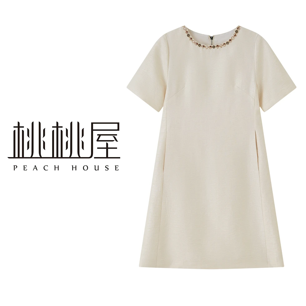 Peach House小个子改版连衣裙女夏季新款休闲裙子时尚气质裙子