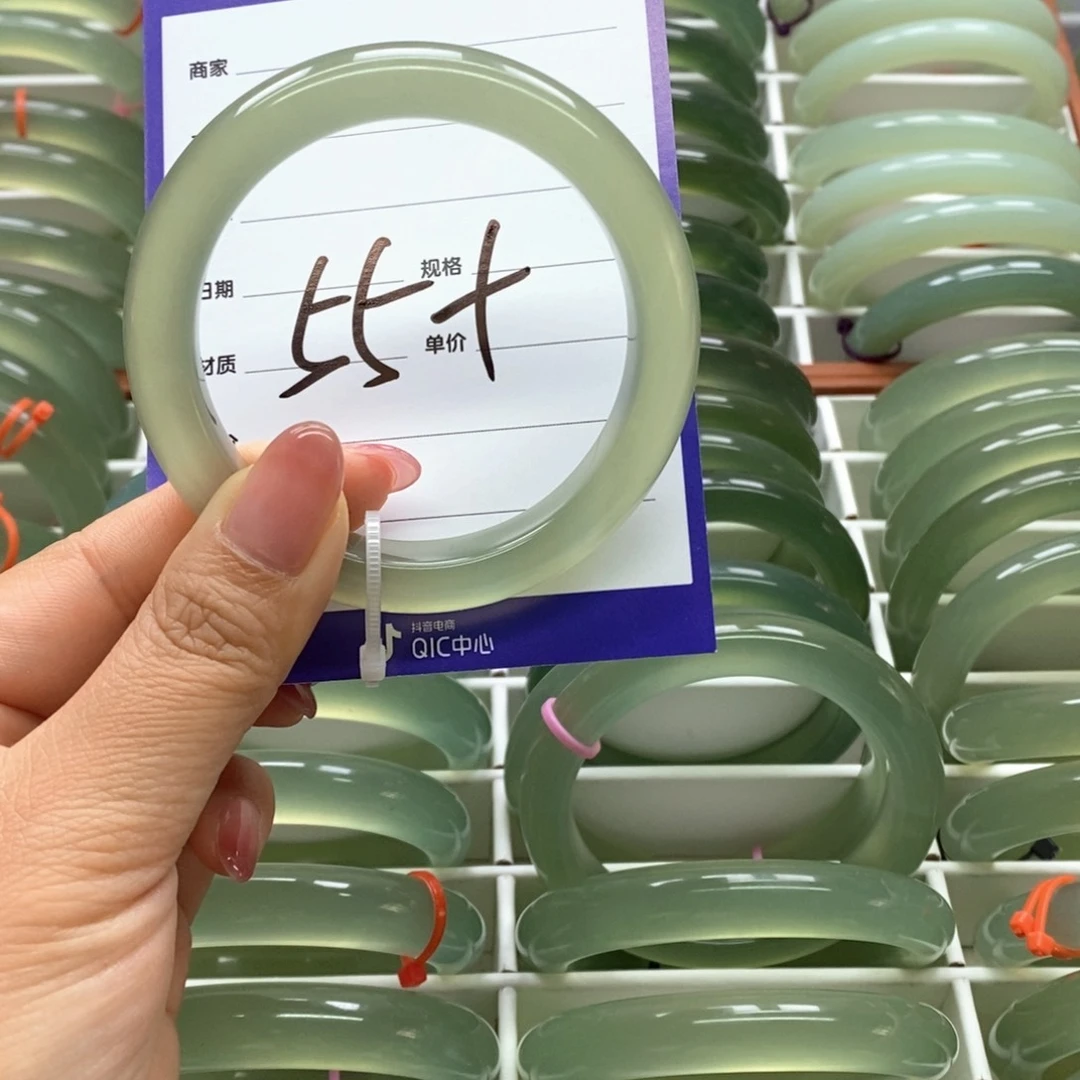 岫玉未镶嵌手镯i***.好
