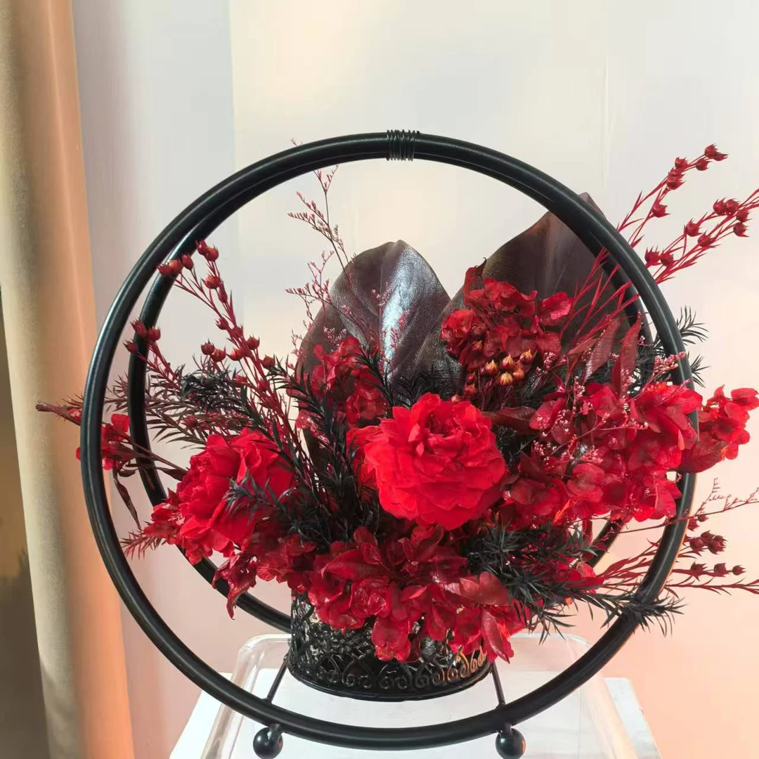 【团圆】年宵纳福年宵花梵花之境原创设计永生花