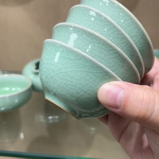 瓷片陶瓷茶具汝瓷茶具