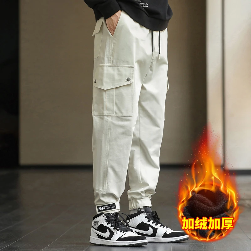 8LKK28JR工装裤加绒加厚刺绣