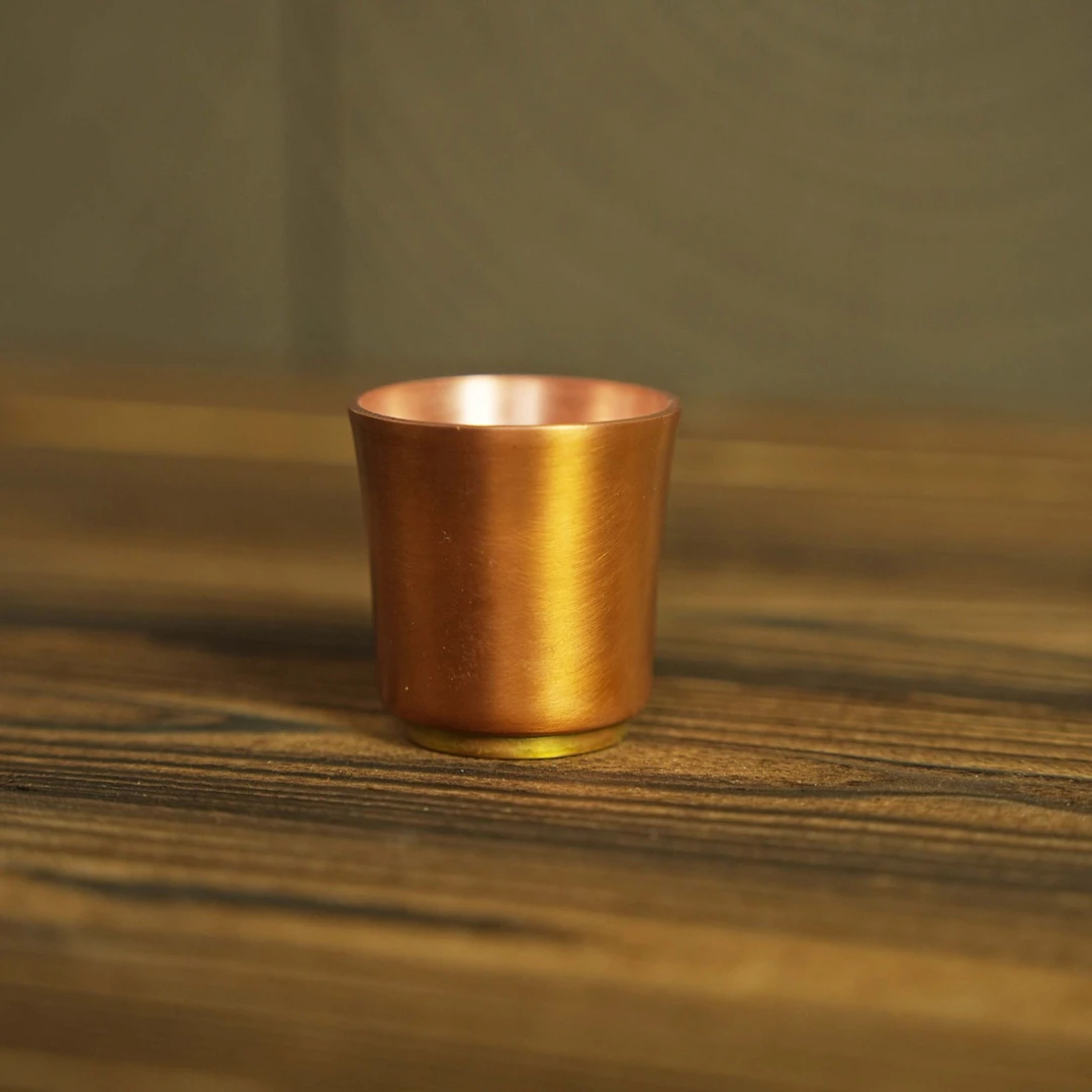 [云器百集]紫铜加厚酒杯 茶杯精品纯铜杯复古精致