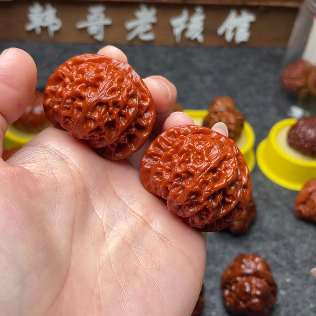 吊坠文玩核桃文玩核桃 手把件 宫灯 41