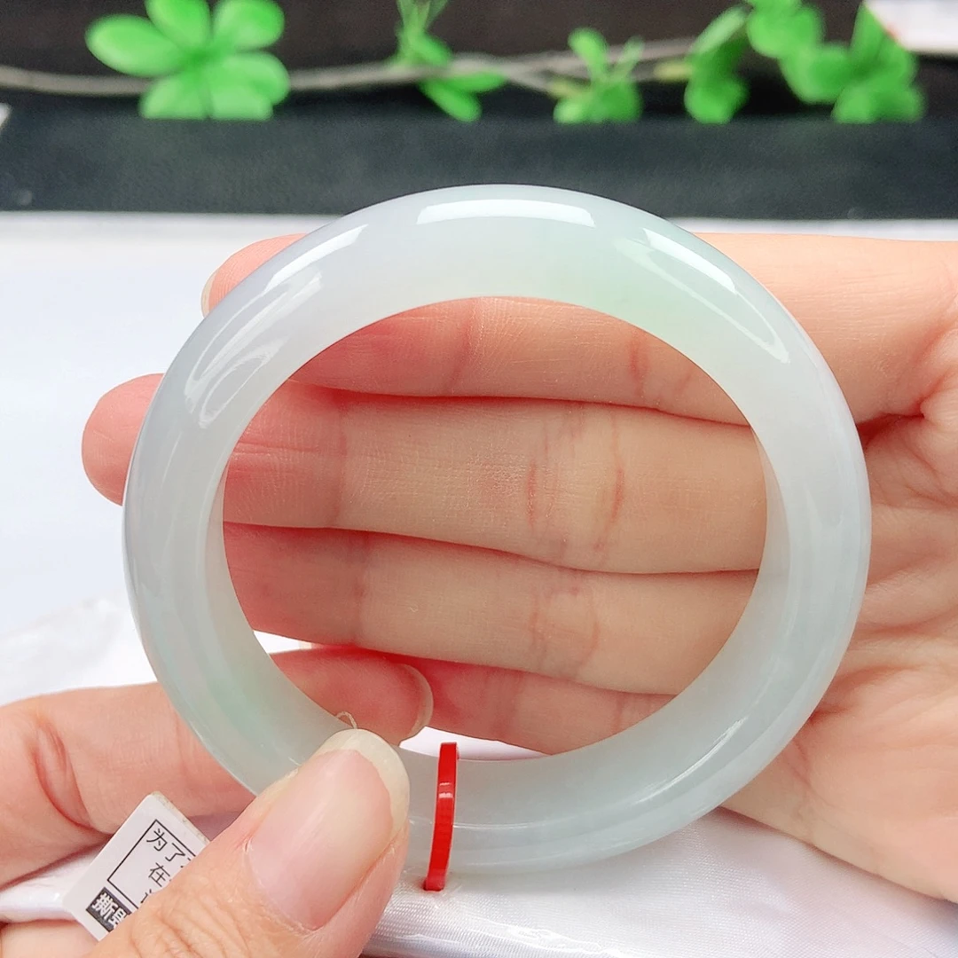 翡翠未镶嵌手镯54圈