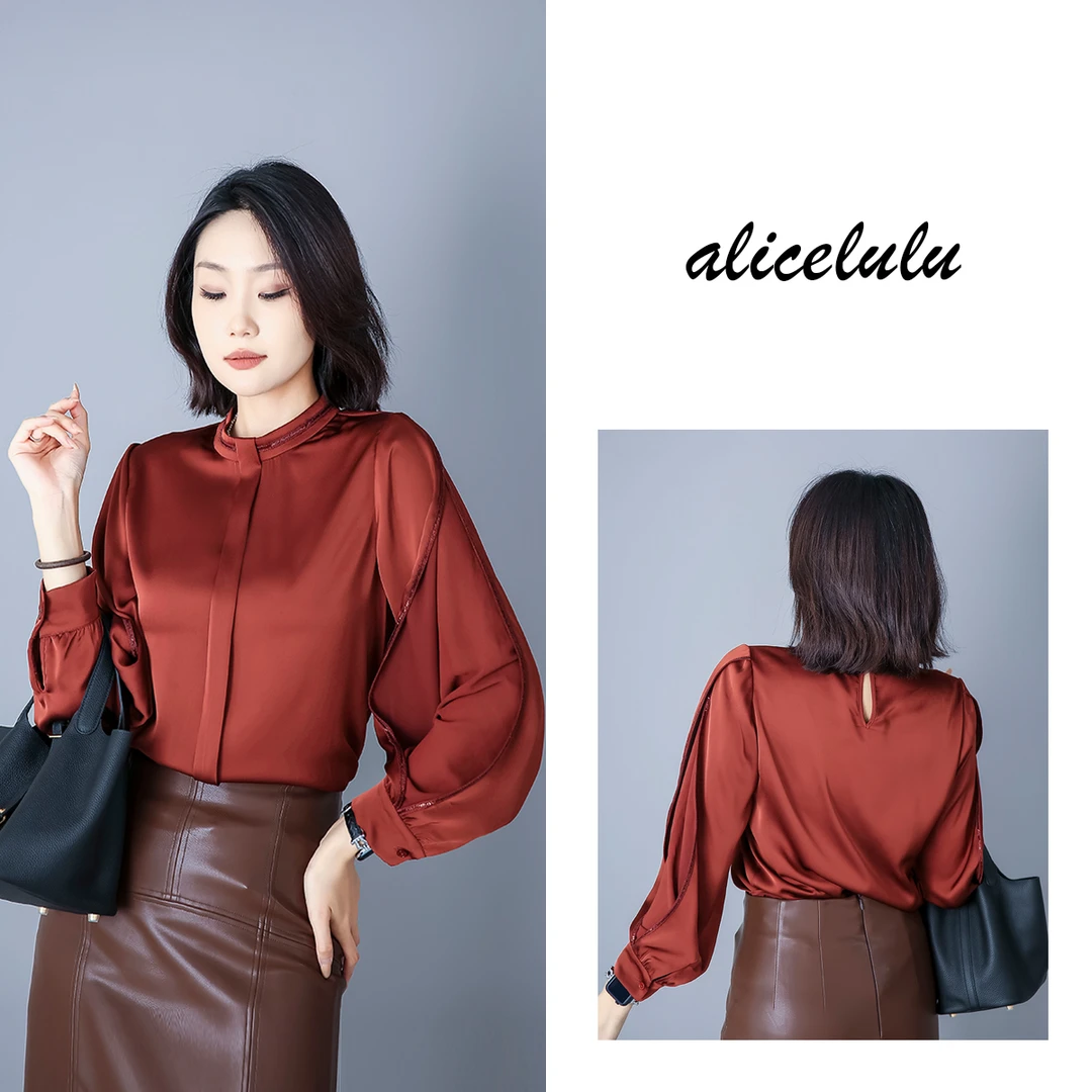1 ALICE 纵享丝滑衬衫 柔光缎感 气质通勤 S2139336E