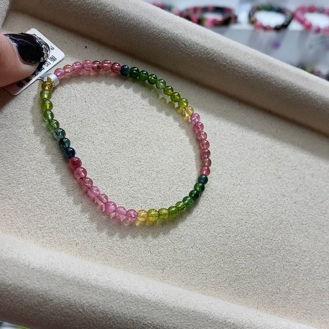 碧玺手链未镶嵌多样性发一条