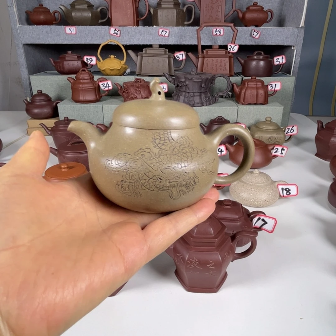 段泥茶壶 半手工制作