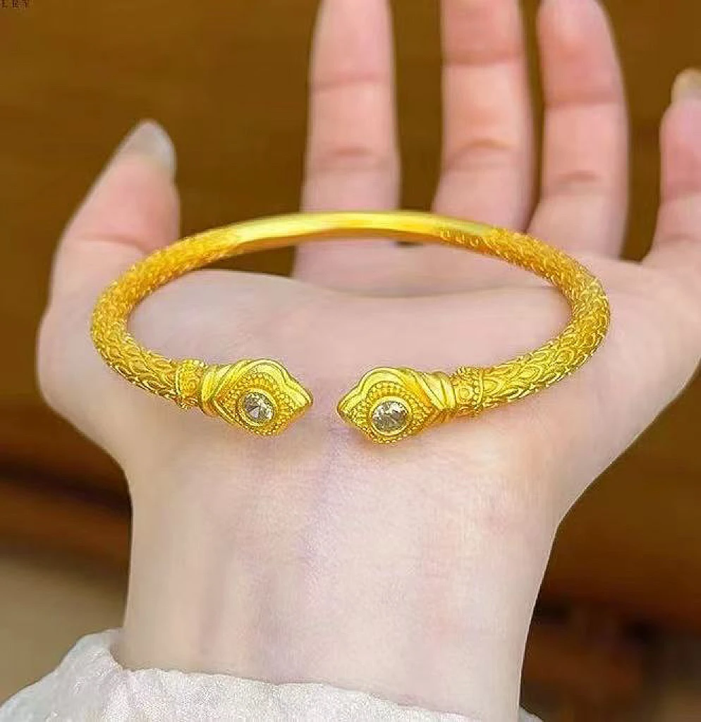 [清货专属链接]SZ1127 四美手镯轻奢古法时尚镯子