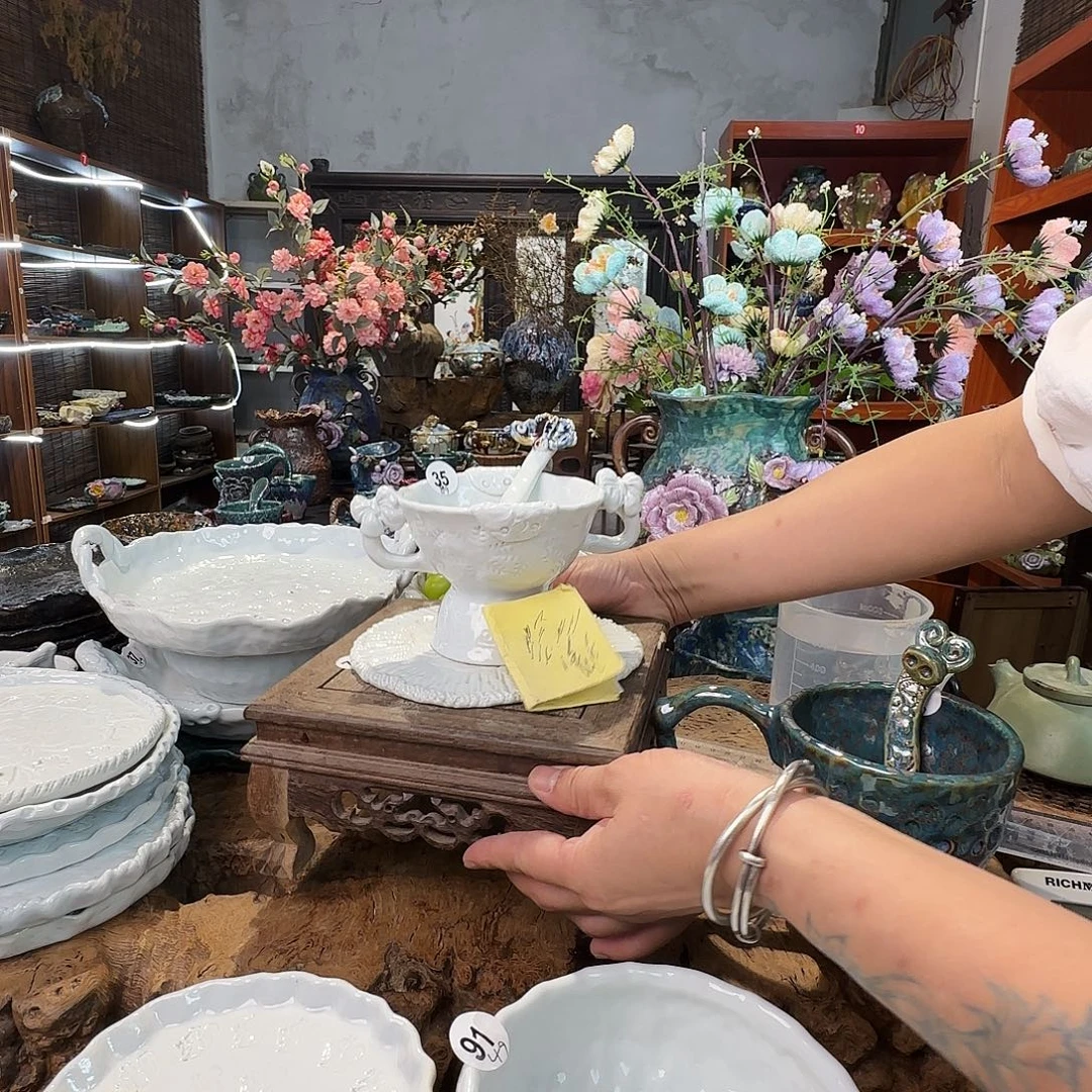 纯手工咖啡杯盘碗