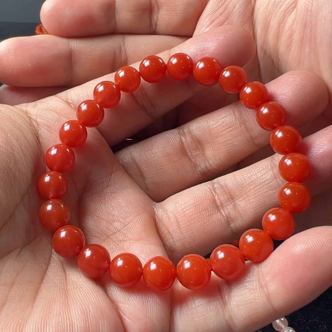 南红玛瑙未镶嵌手串