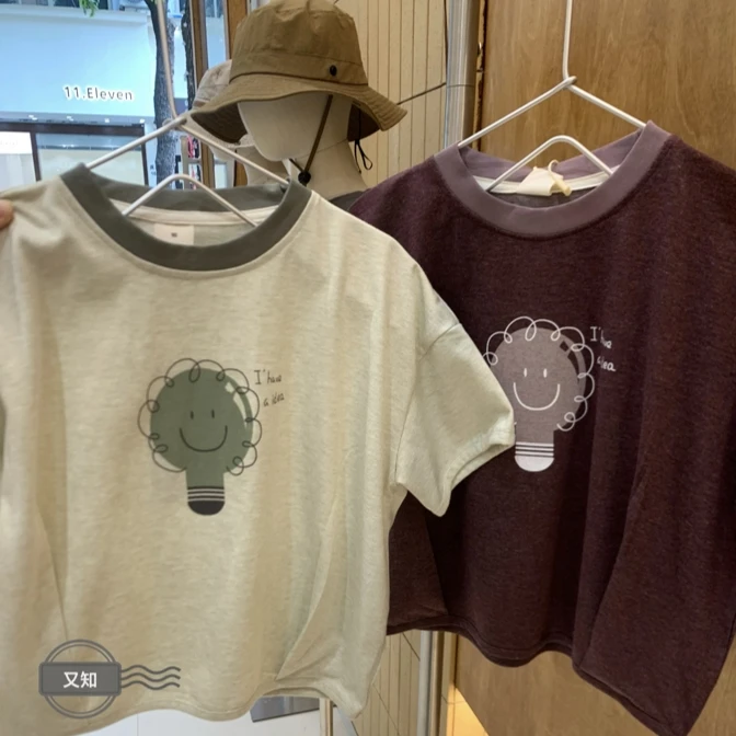 A2-3。DY-351 儿童休闲百搭T恤短袖夏季潮流时尚韩版