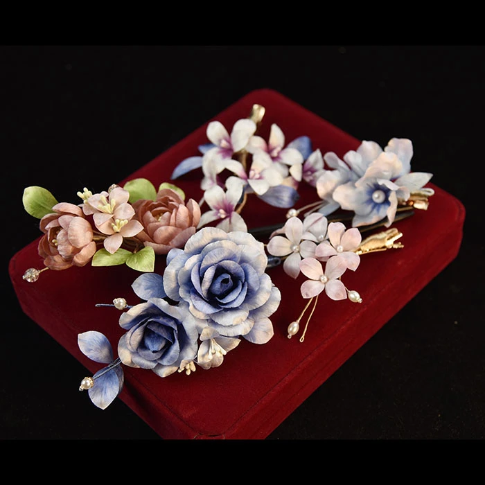 碧疏柔原创手工发夹发簪发饰日常新中式国风旗袍汉服百搭