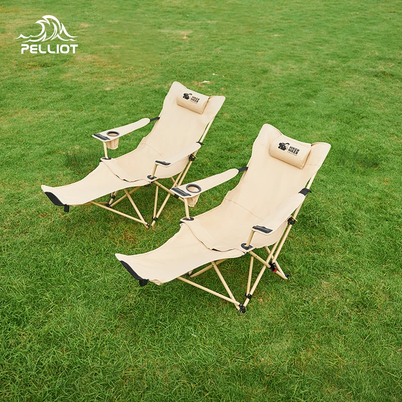 【HIKER】伯希和户外躺椅午休折叠椅子露营便携式钓鱼沙滩月亮椅