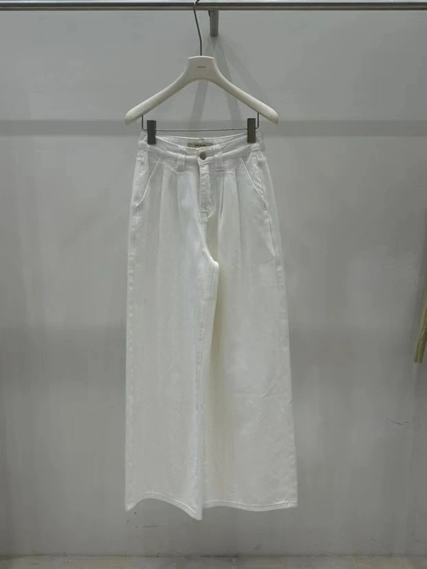 ZADA（6152#库）百搭休闲阔腿裤子（S码：裤长103 腰围66）kc