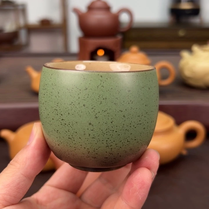 爱***研茶壶紫砂主人杯主人杯