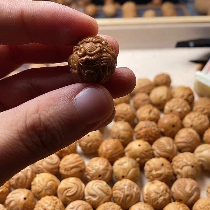 灰***兔手串猴头核桃单颗一个