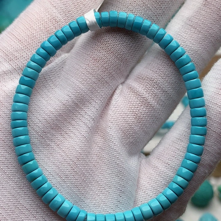 绿松石未镶嵌珠宝奇石4.5mm
