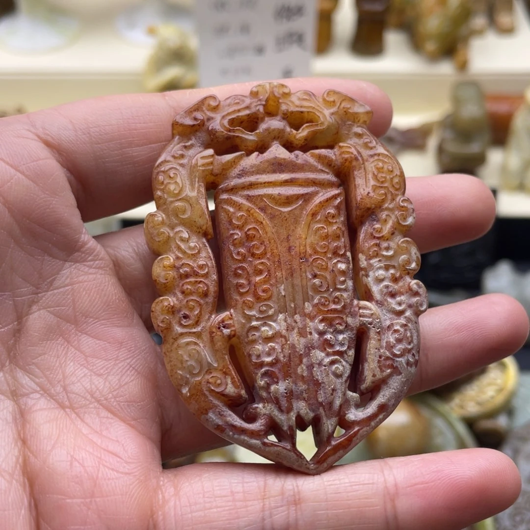 蛇纹石玉未镶嵌颈饰43