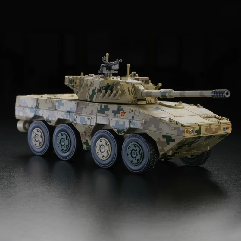 预售/拓意11式沙色迷彩步战车大八轮式装甲突击车模型1/64合金