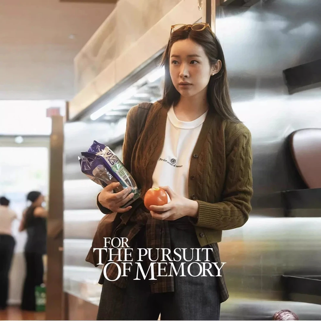 韩国东大门代购GROVE2025春款百搭字母印花休闲宽松短袖T恤+