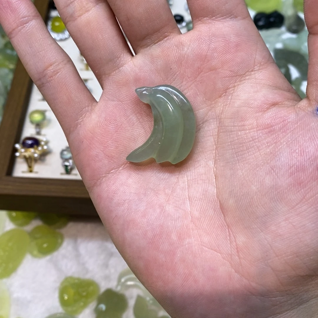 岫玉未镶嵌吊坠(不含链)