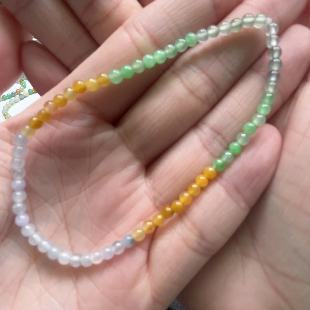 翡翠未镶嵌手链缅甸翡翠