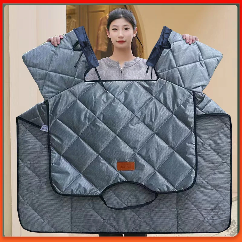 防水冬季加厚电动车挡风被防水新款电车电动车防晒神器夏季